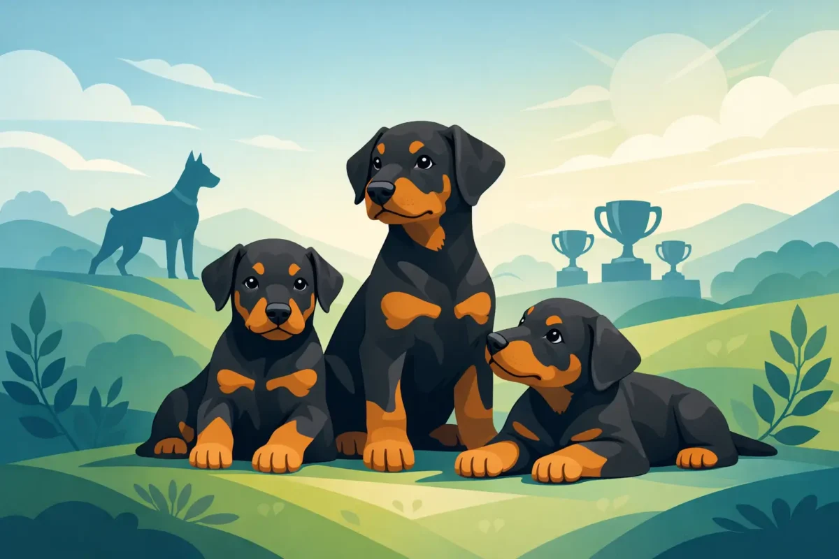 Champion Bloodline Doberman Puppies
