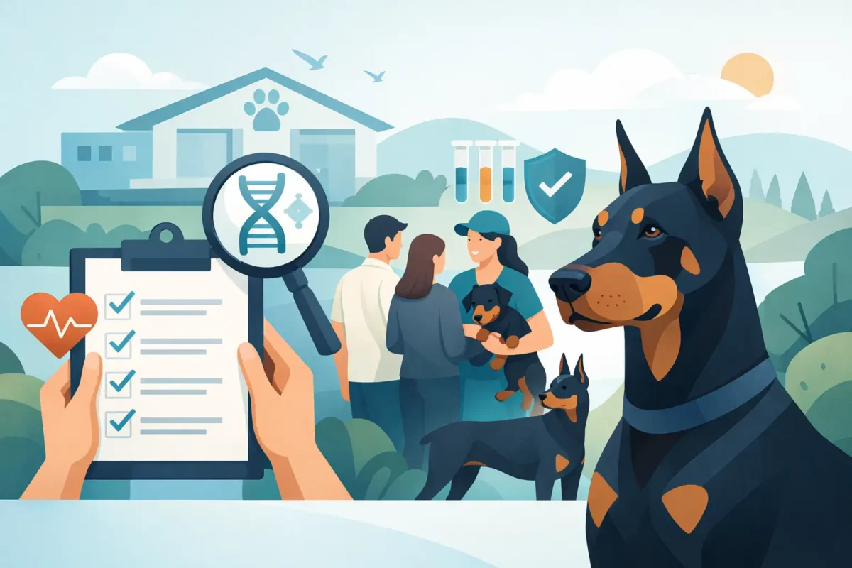 Choosing a Health Tested Doberman Breeder