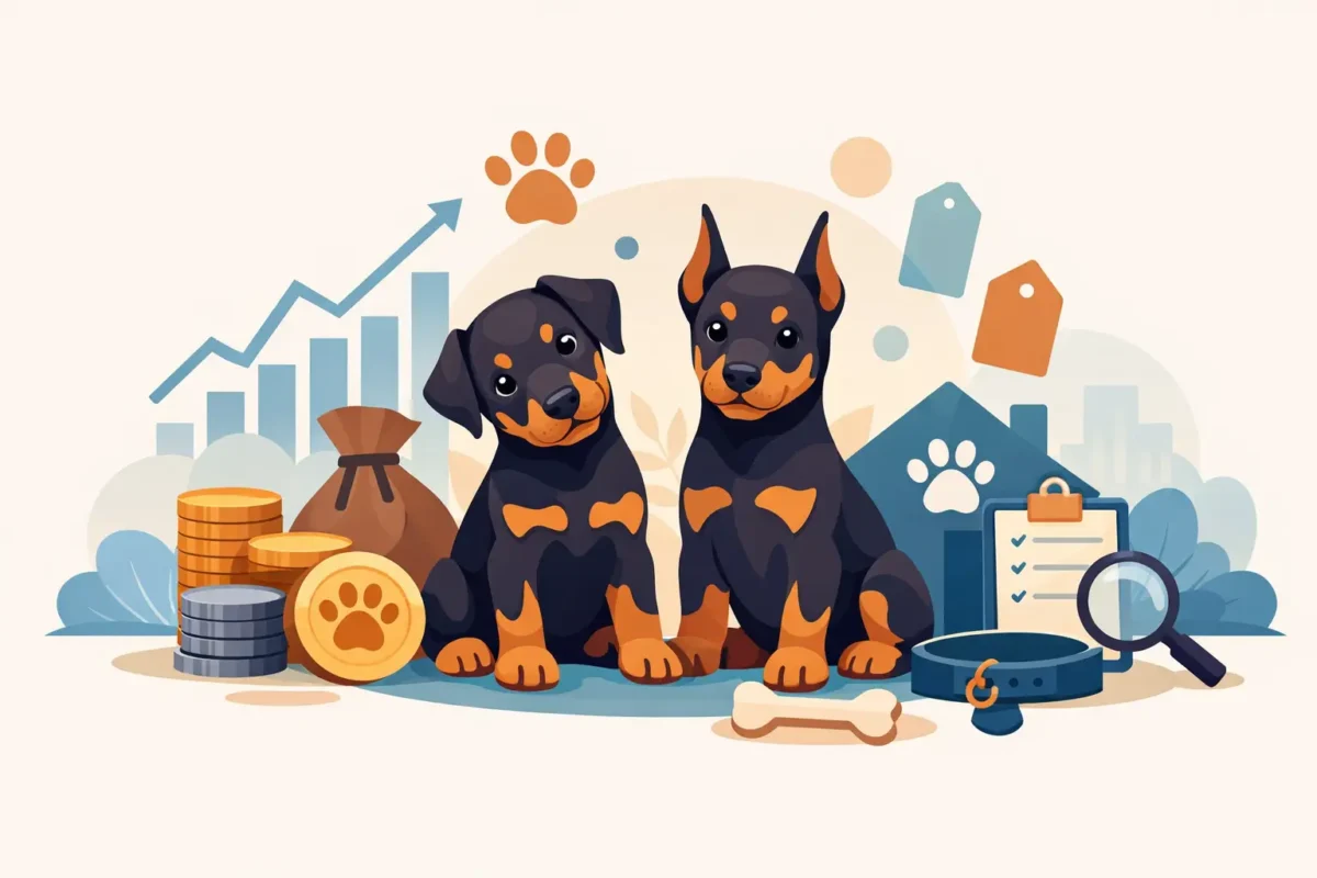 How Much Are AKC Doberman Puppies?