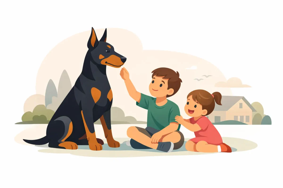 Are Dobermans Good With Kids? The Real Answer