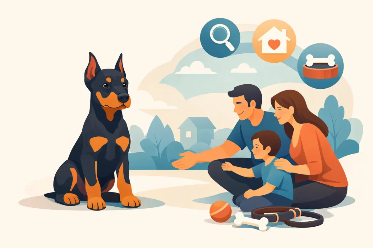 Doberman Puppy Buyer Guide for Families